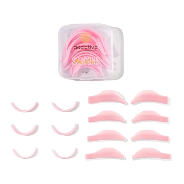Flat-Shaped-Silicone-Shields-–-with-Lockers-–-7-Pairs-Addictive-600x600 ADDICTIVE ΡΟΛΑΚΙΑ ΣΙΛΙΚΟΝΗΣ για LASH LIFT Flat Shaped + Lockers ( 7 ζεύγη ) - Image 1
