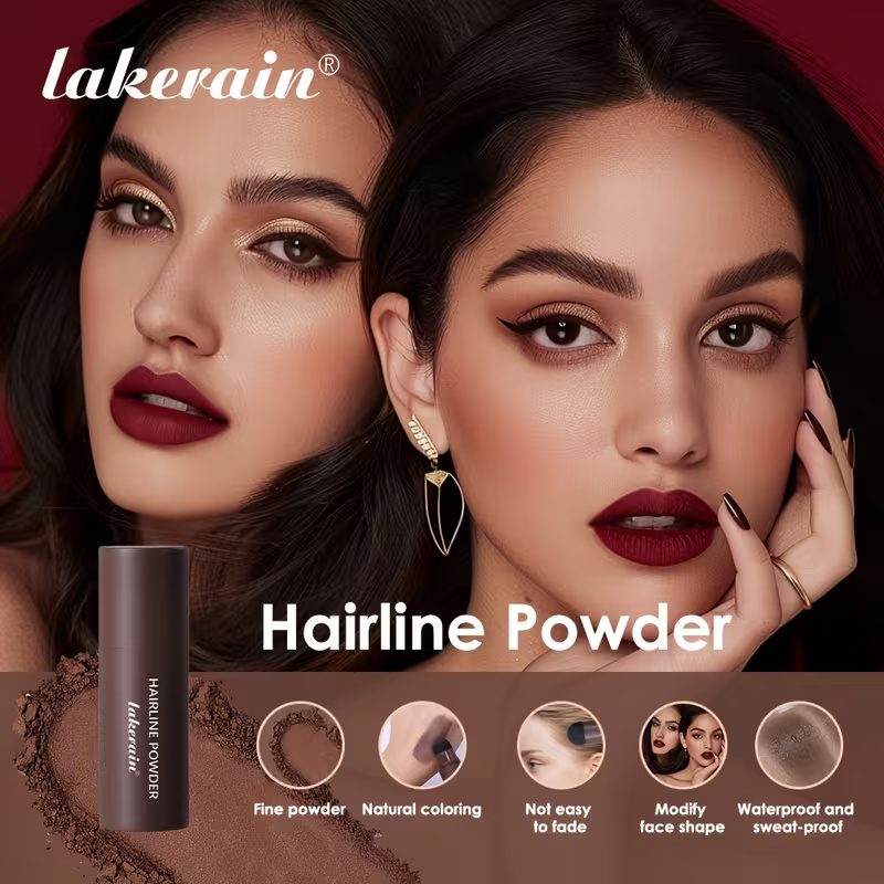 HAIRLINE POWDER STICK LAKERAIN HAIRLINE POWDER STICK 1,8g ( Πούδρα μαλλιών για κάλυψη λευκών & κενών ) - Image 1