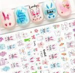 ΑΥΤΟΚΟΛΛΗΤΑ ΓΙΑ ΝΥΧΙΑ  F923 - Easter Rabbit - Image 3