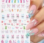 ΑΥΤΟΚΟΛΛΗΤΑ ΓΙΑ ΝΥΧΙΑ  F923 - Easter Rabbit