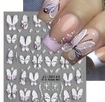 ΑΥΤΟΚΟΛΛΗΤΑ ΓΙΑ ΝΥΧΙΑ 5D  JI-5D143 - Butterflies