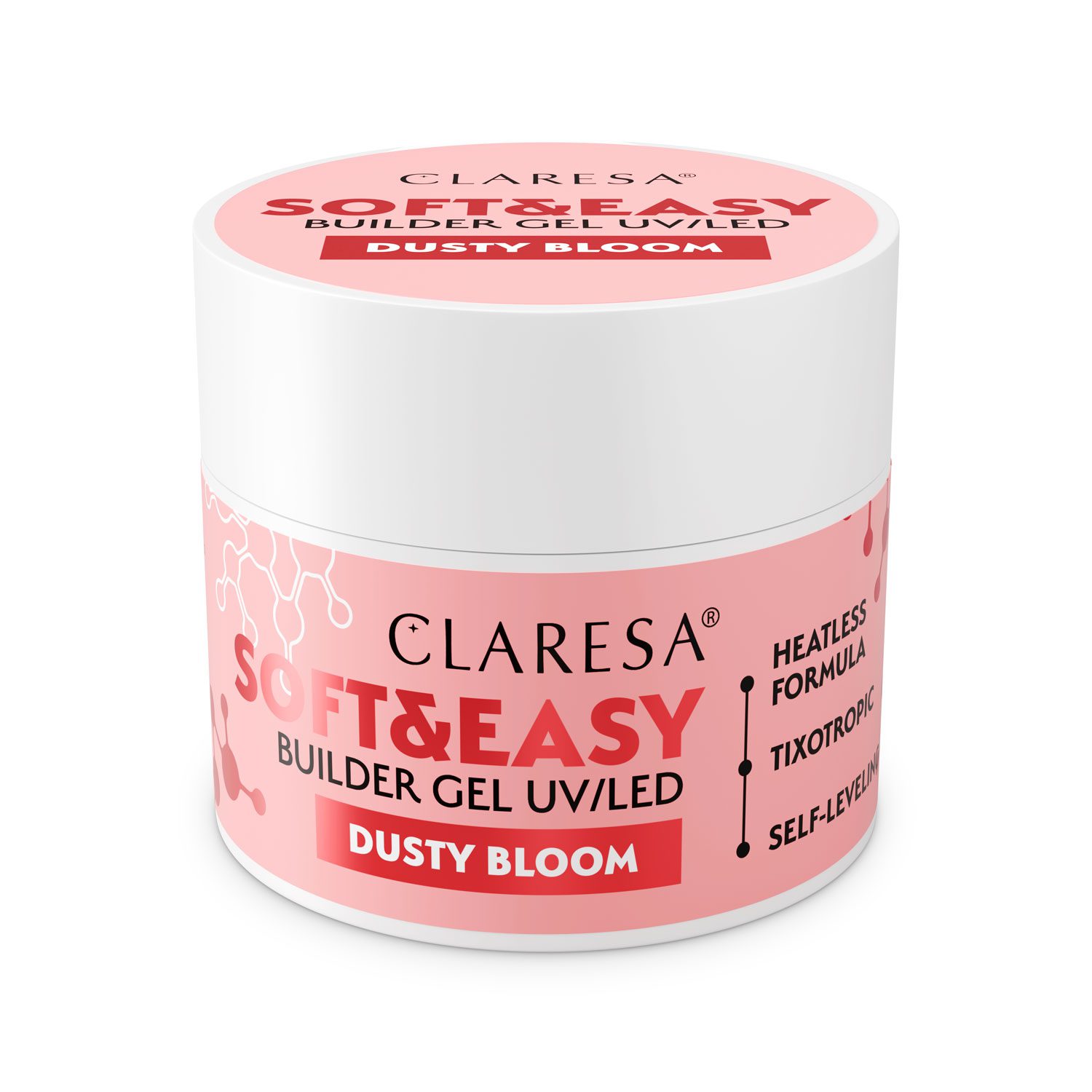 Claresa_SOFT&EASY-DUSTY-BLOOM_v2 CLARESA SOFT & EASY BUILDER GEL DUSTY BLOOM 12gr - Image 1