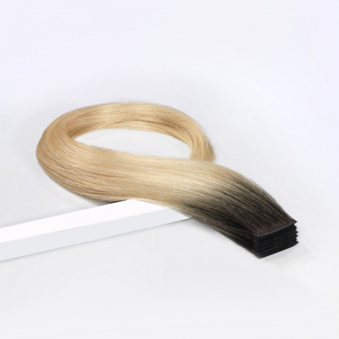 SEISETA TAPES INVISIBLE ROOTED 4-1001 SEISETA TAPES INVISIBLE 100% Natural 50/55cm #4/1001 Rooted - Image 1