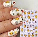 ΑΥΤΟΚΟΛΛΗΤΑ ΓΙΑ ΝΥΧΙΑ SW-CS160 - Easter Chicken #2 - Image 2