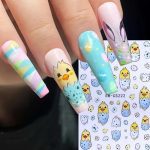 ΑΥΤΟΚΟΛΛΗΤΑ ΓΙΑ ΝΥΧΙΑ SW-CS222 - Easter Chicken #1