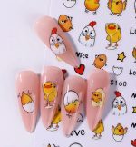 ΑΥΤΟΚΟΛΛΗΤΑ ΓΙΑ ΝΥΧΙΑ SW-CS160 - Easter Chicken #2