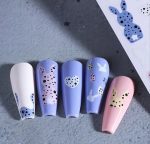 ΑΥΤΟΚΟΛΛΗΤΑ ΓΙΑ ΝΥΧΙΑ SW-CS220 - Easter Banny Dotting - Image 2