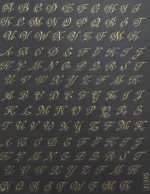 ΑΥΤΟΚΟΛΛΗΤΑ ΓΙΑ ΝΥΧΙΑ * 3D Roman Letter Nail Art - Image 3