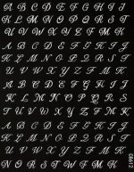 ΑΥΤΟΚΟΛΛΗΤΑ ΓΙΑ ΝΥΧΙΑ * 3D Roman Letter Nail Art - Image 4