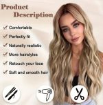 ΠΕΡΟΥΚΑ ΓΥΝΑΙΚΕΙΑ #919b Ξανθό Ombre  - Long (2293) - Image 3