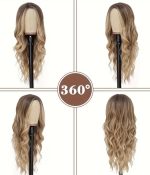 ΠΕΡΟΥΚΑ ΓΥΝΑΙΚΕΙΑ #919b Ξανθό Ombre  - Long (2293) - Image 4