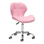 ΣΚΑΜΠΩ ΕΡΓΑΣΙΑΣ τροχήλατο με πλάτη 4-Rico QS-06 - Pink