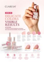 CLARESA ACTIVE NUDE Nail Polish 9,5ML - BLUSH VEIL - Image 5