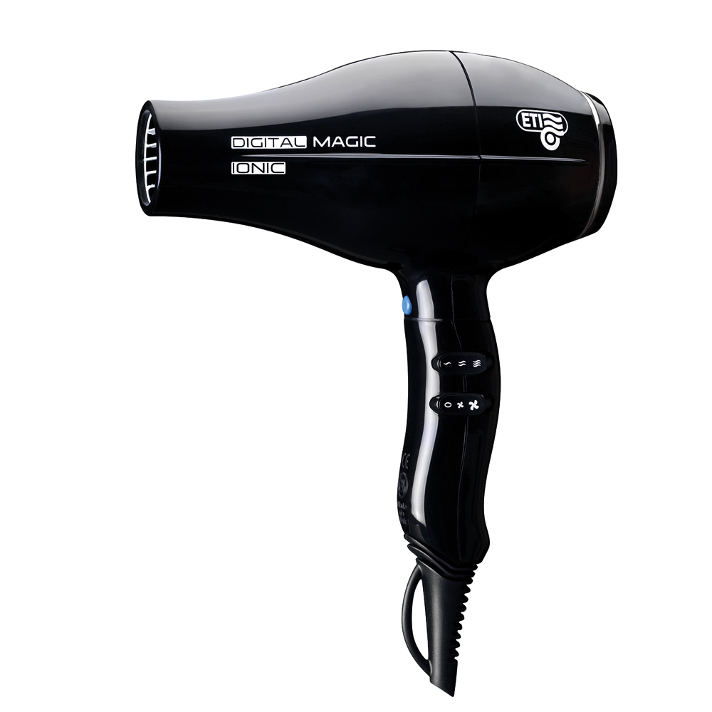 digital magic 1 ΠΙΣΤΟΛΑΚΙ ETI DIGITAL MAGIC IONIC BLACK 2400W & ΦΥΣΟΥΝΑ - Image 1