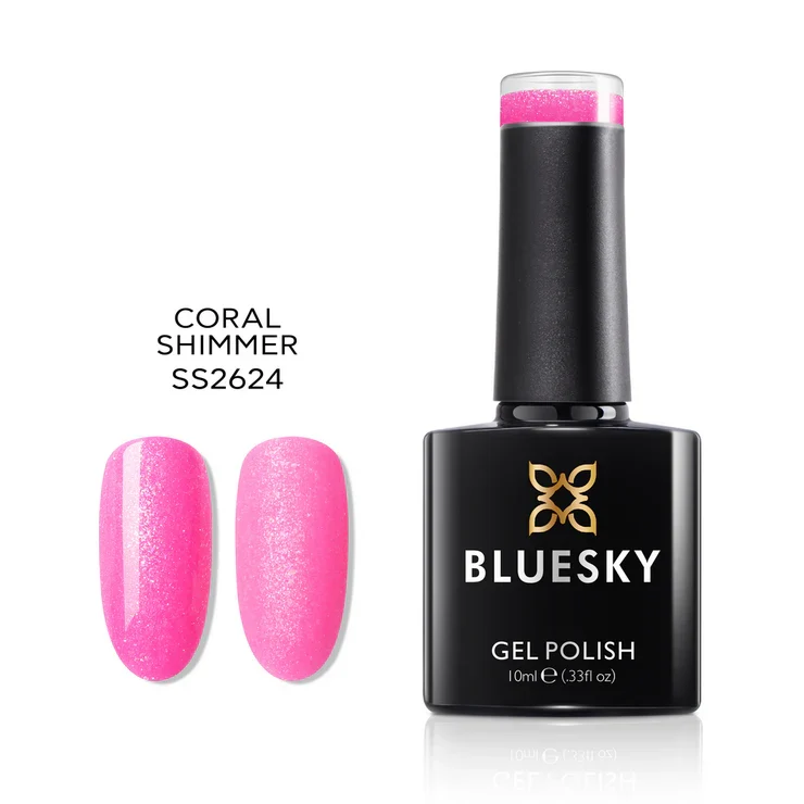 SS2024 BLUESKY ΗΜΙΜΟΝΙΜΟ 10ml SS2624 Coral Shimmer - Image 1