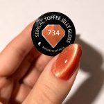 SEMILAC Ημιμόνιμο 7ml #734 Toffee Jelly Gloss Effect - Image 3